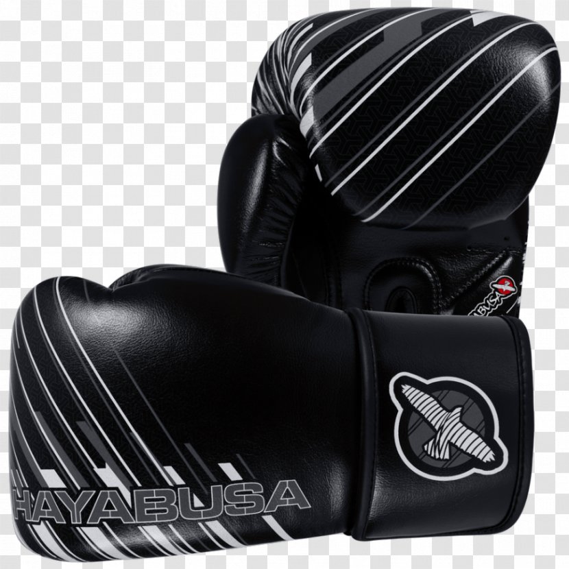 Boxing Glove Suzuki Hayabusa MMA Gloves - Black Transparent PNG