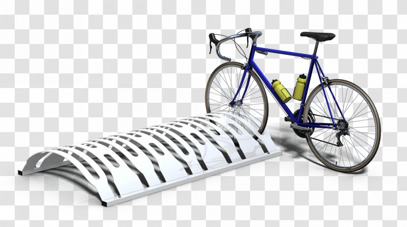 Bicycle Parking Rack Steel Rastrelliera - Racing Transparent PNG