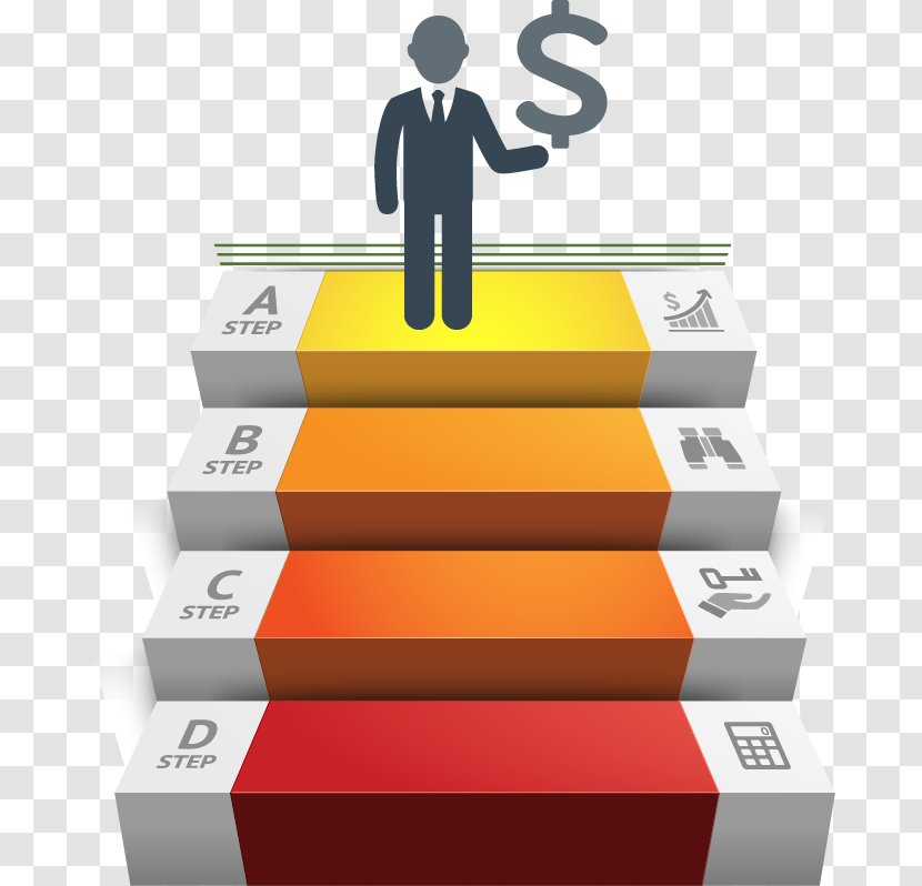 Ladder - Text - Of Success Vector Image Transparent PNG