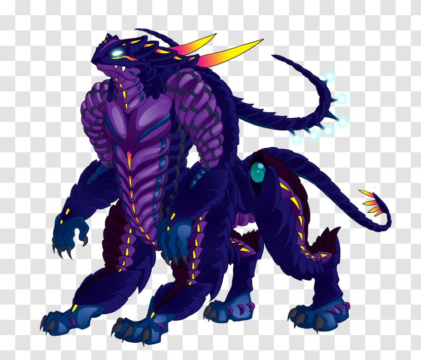 Dragon Organism Demon - Purple Transparent PNG