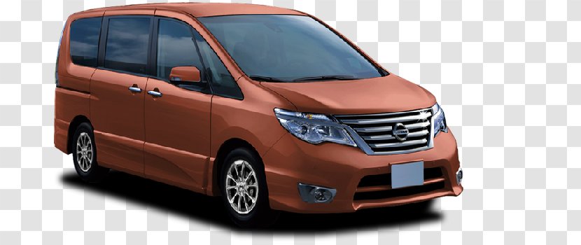 Compact Van Car Minivan Nissan - Automotive Design - Serena Transparent PNG