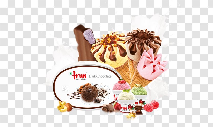 Arun Ice Creams Vegetarian Cuisine Frozen Dessert Cream Cones - Dairy Products - Menu Transparent PNG