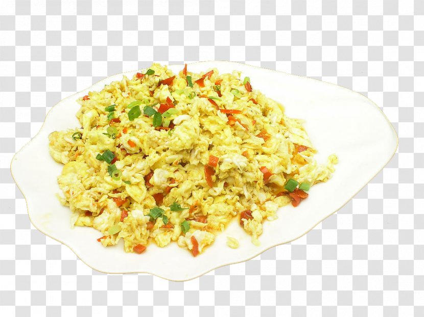 Thai Fried Rice Scrambled Eggs Chilli Crab Nasi Goreng - Egg - Duojiao Homemade Transparent PNG