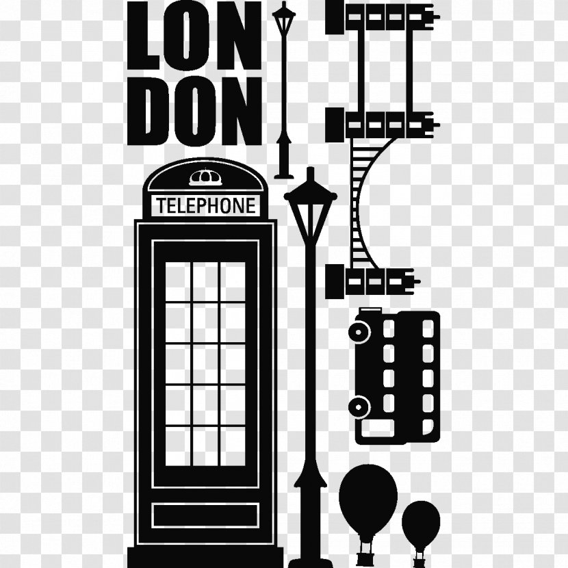 Wall Decal Paper Sticker Vinyl Group - London City Transparent PNG