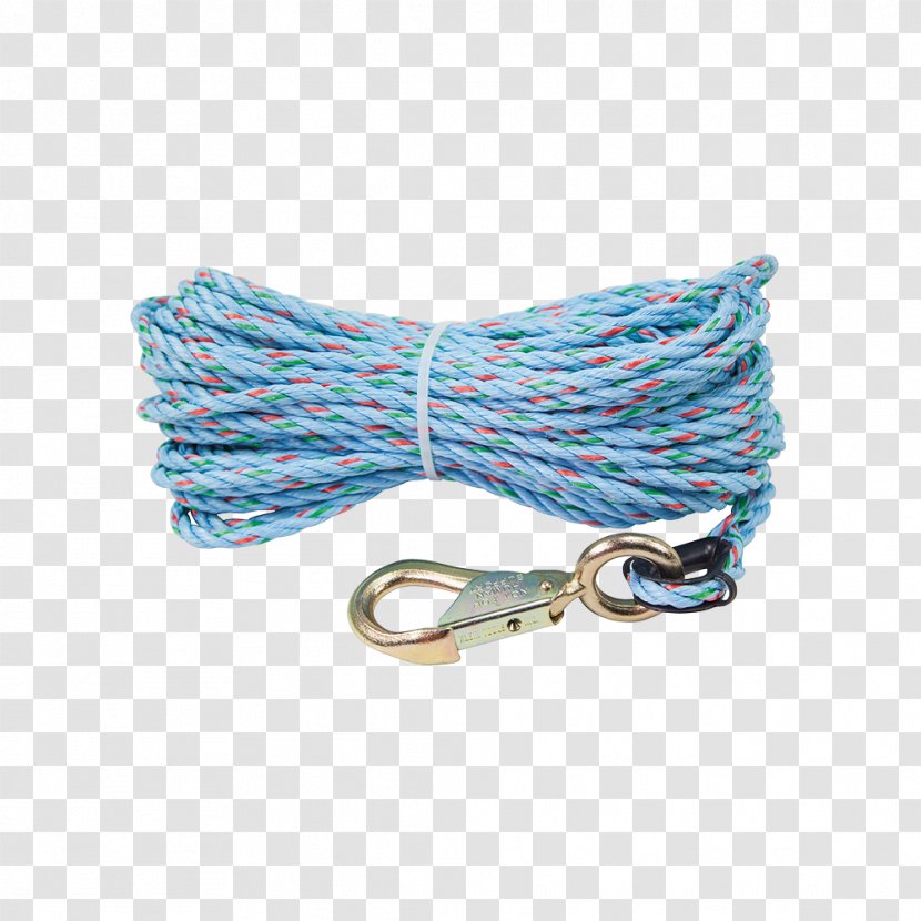 Rope Pulley Polypropylene Hook Musketonhaak - Aqua Transparent PNG
