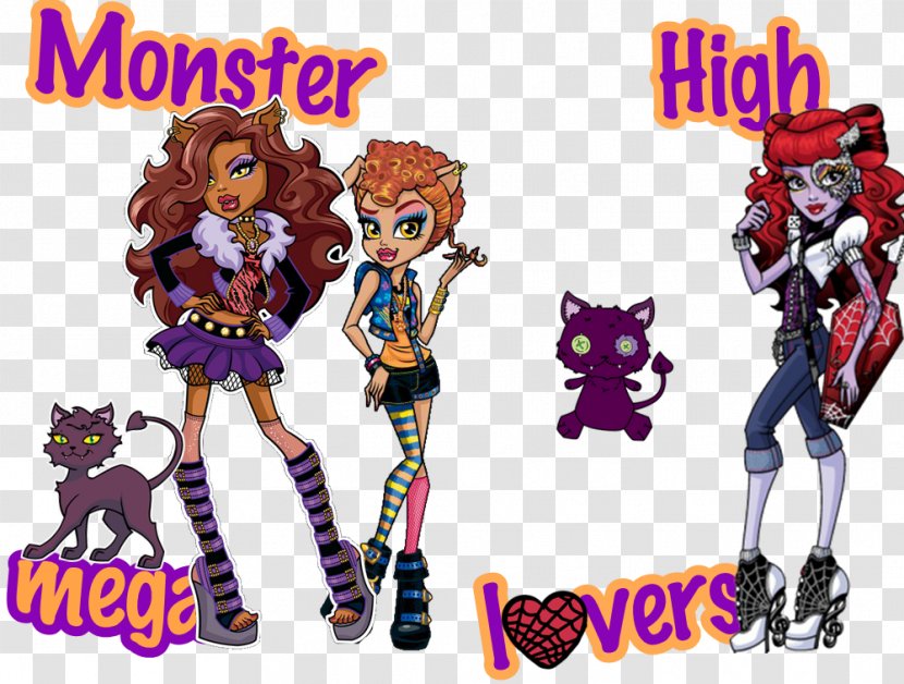 Horse Fiction Monster High Original Gouls CollectionClawdeen Wolf Doll Art - Cartoon Transparent PNG