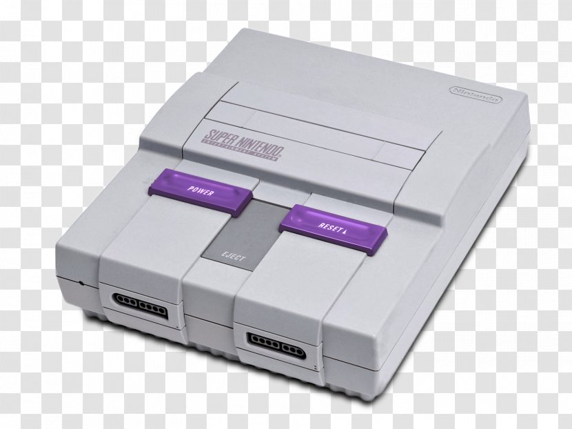 Super Nintendo Entertainment System NES Classic Edition Video Game Consoles Mega Drive - Inkjet Printing Transparent PNG