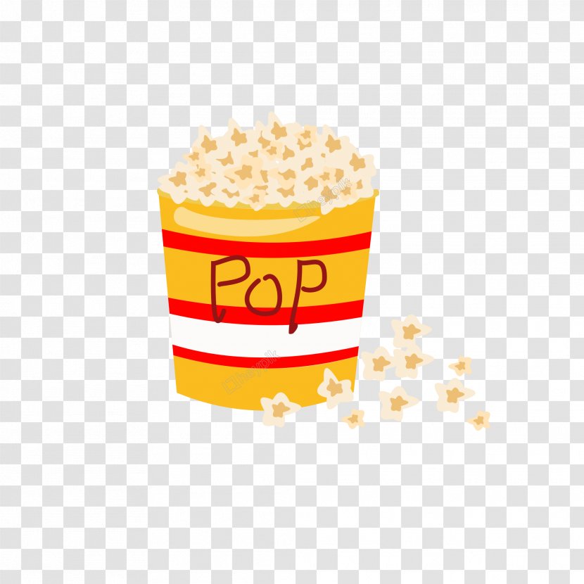 Popcorn Cartoon - Cdr - Side Dish Food Transparent PNG
