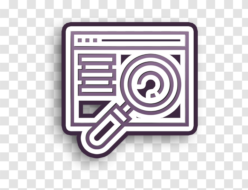 Database Management Icon Websites Icon Searching Icon Transparent PNG