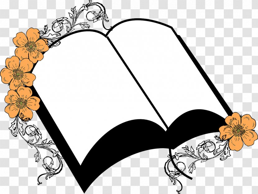 Bible Borders And Frames Flower Wedding Clip Art - Flora - Expand The Book Transparent PNG