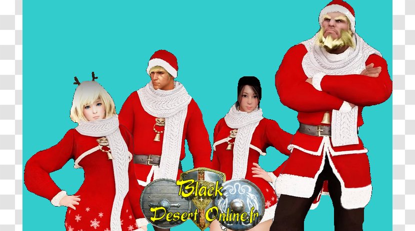 Christmas Ornament Santa Claus Costume - Black Desert Online Transparent PNG