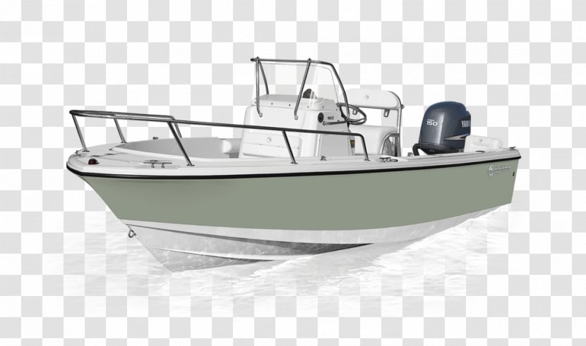 Bass Boat Center Console Fishing Skiff - Water Transportation Transparent PNG