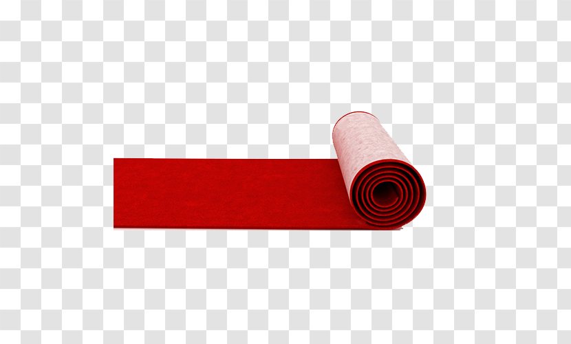 Yoga Mat Red Pattern - Rectangle - Carpet Transparent PNG