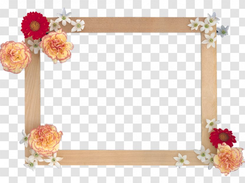 Wedding Invitation Floral Design Picture Frames Photography - Cut Flowers Transparent PNG