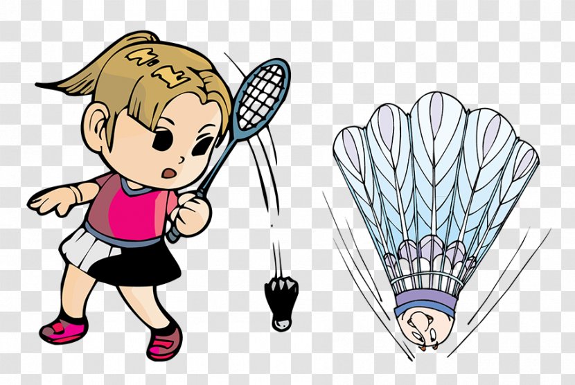 Badminton Shuttlecock Cartoon Clip Art - Player Transparent PNG