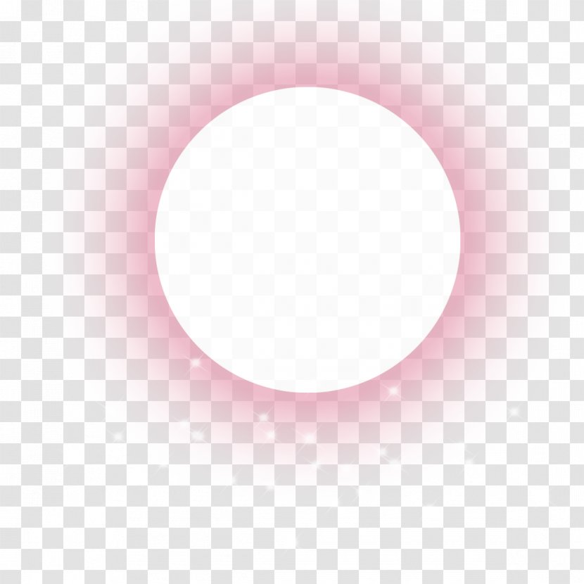 Circle Pattern - Pink - Moon Transparent PNG