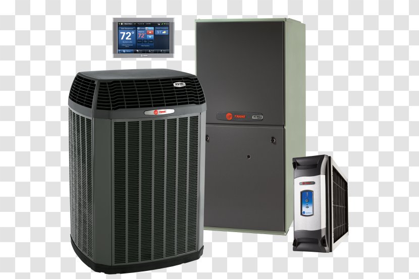 Furnace Trane HVAC Air Conditioning Heating System - Hvac - Control Transparent PNG