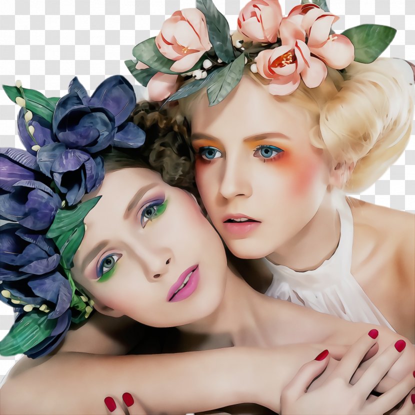 Skin Beauty Petal Headpiece Hair Accessory - Paint - Fashion Flower Transparent PNG