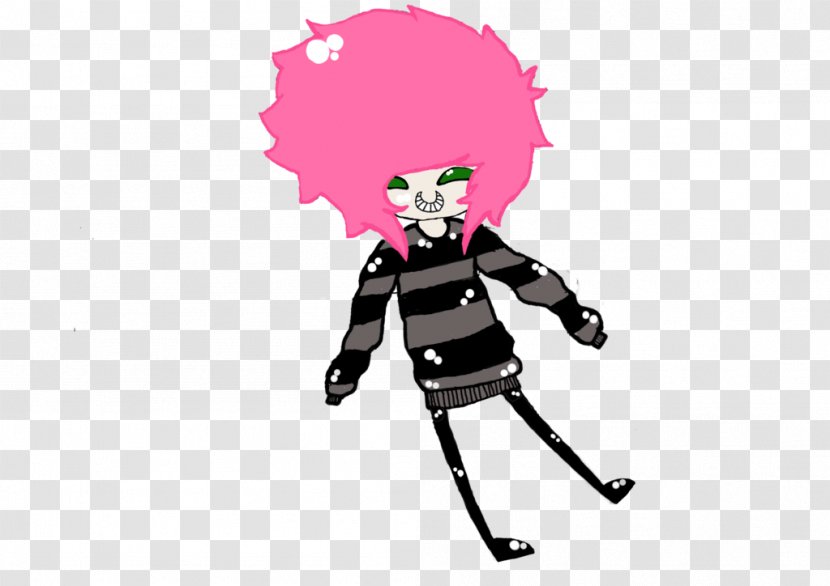 Pink M Character Clip Art - Line Transparent PNG