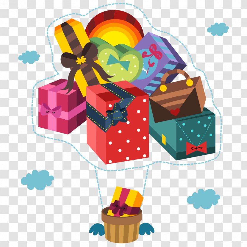 Train Gift Sticker Room - Vector Transparent PNG