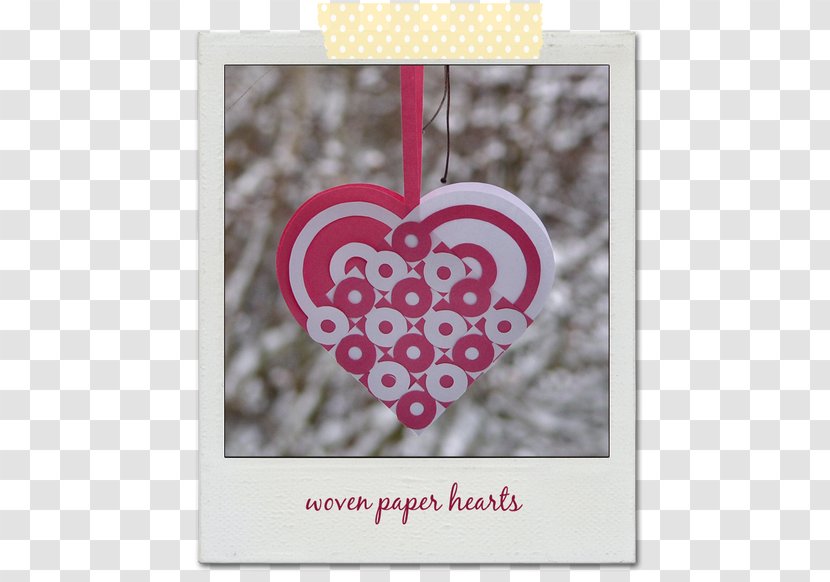Paper Weaving Craft Christmas Ornament Felt - Textile - Hearts Transparent PNG