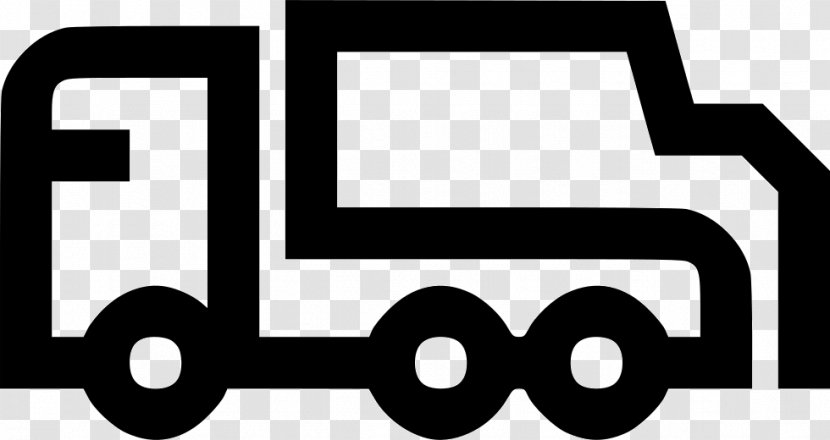 Black And White Logo Monochrome - Area - Dump Truck Transparent PNG