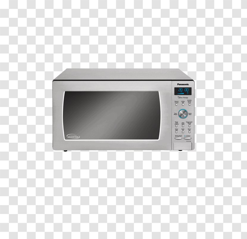 Microwave Ovens Stainless Steel Panasonic Countertop - Genius Prestige Nnsn651 - Turbo Cooker Transparent PNG