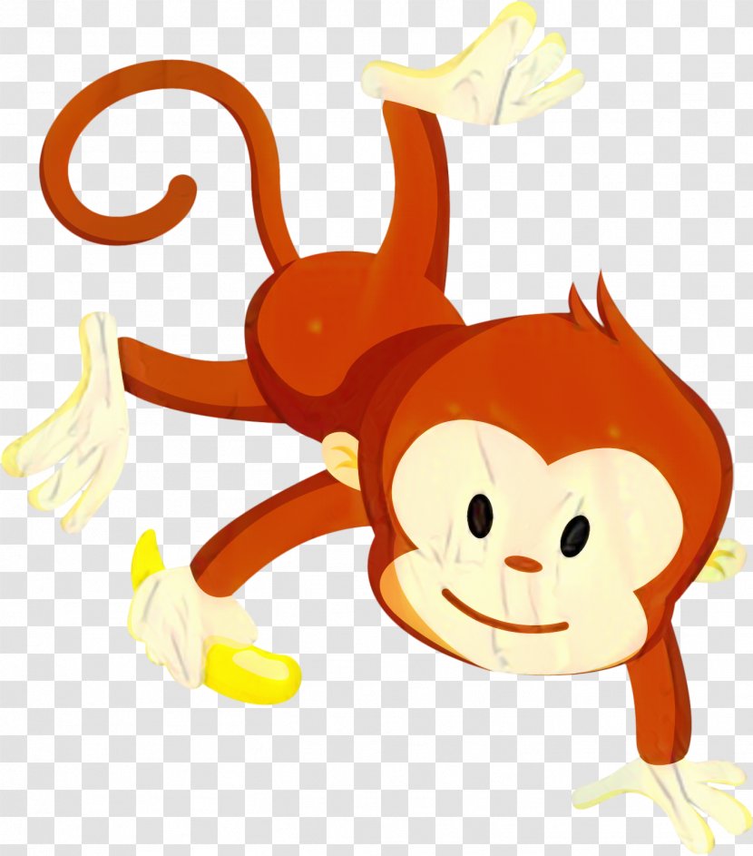 Monkey Clip Art Illustration Cartoon - Ape - Organism Transparent PNG
