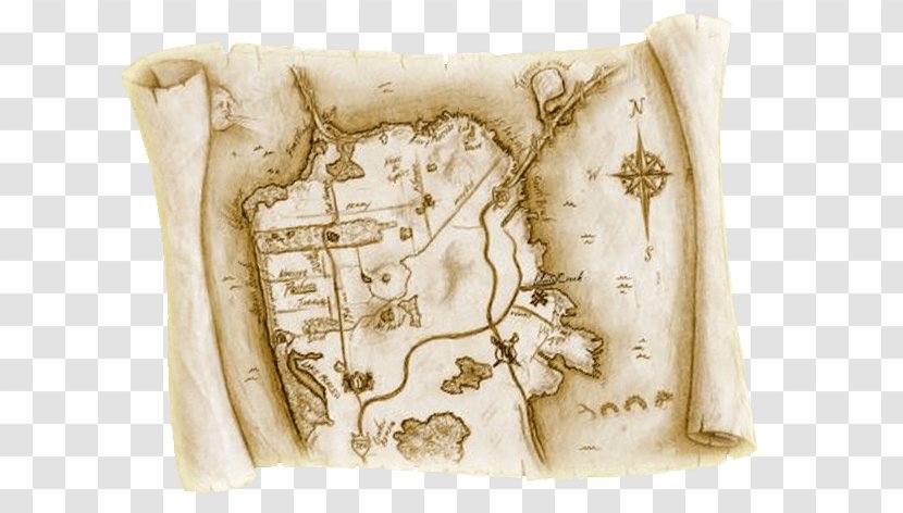 Voyages Of Christopher Columbus Treasure Map Middle Ages Hunting - Hunt Transparent PNG