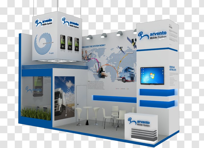 World's Fair Exhibition Arvento Mobile Systems Stand Dubai - Design Transparent PNG
