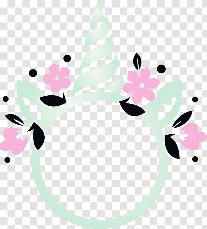 Unicorn Frame Transparent PNG