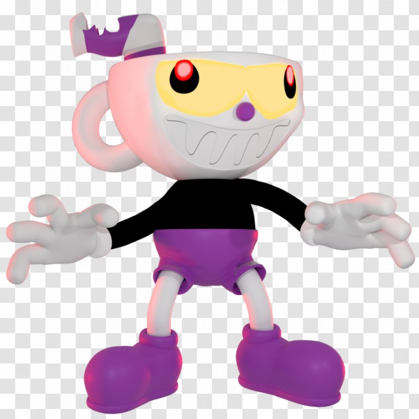 Cuphead Plush Five Nights At Freddy's Video Game - Purple - Bad Man Transparent PNG