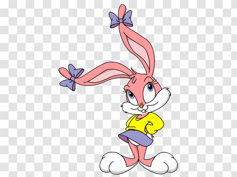 Bugs Bunny Babs Easter Cartoon Plucky Duck - Art - Rabbit Transparent PNG