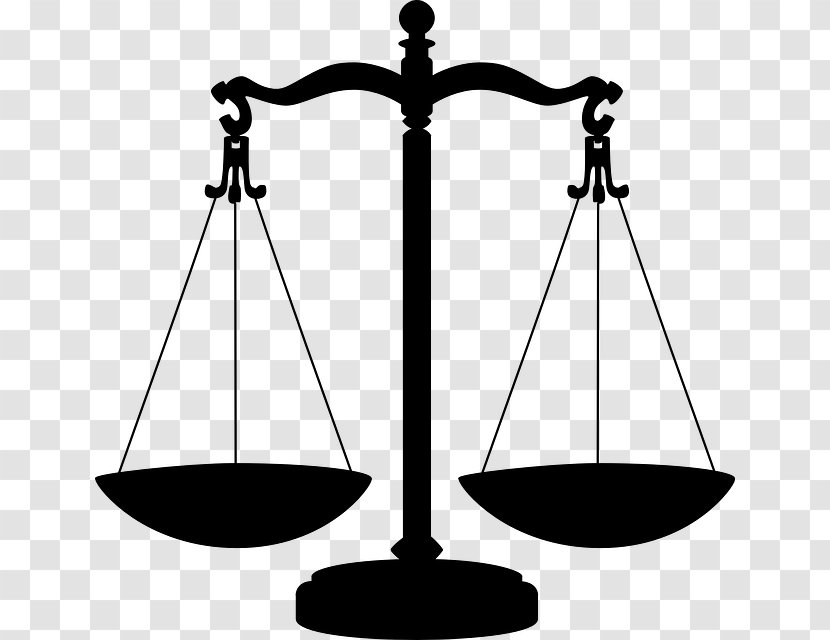 Lady Justice Measuring Scales Court Criminal - Balance - Bilancia Transparent PNG