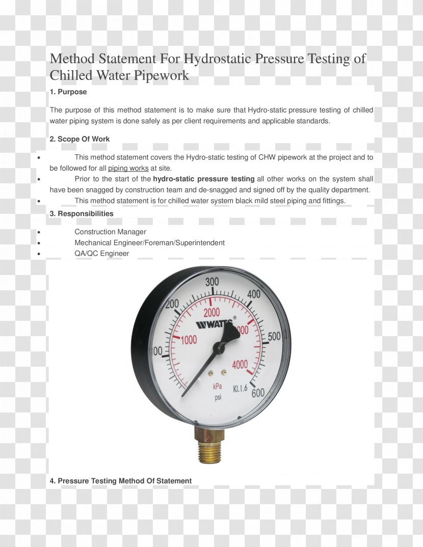 Gauge Pressure Measurement Pound-force Per Square Inch Gas - Measuring Instrument - Hydrostatic Test Transparent PNG
