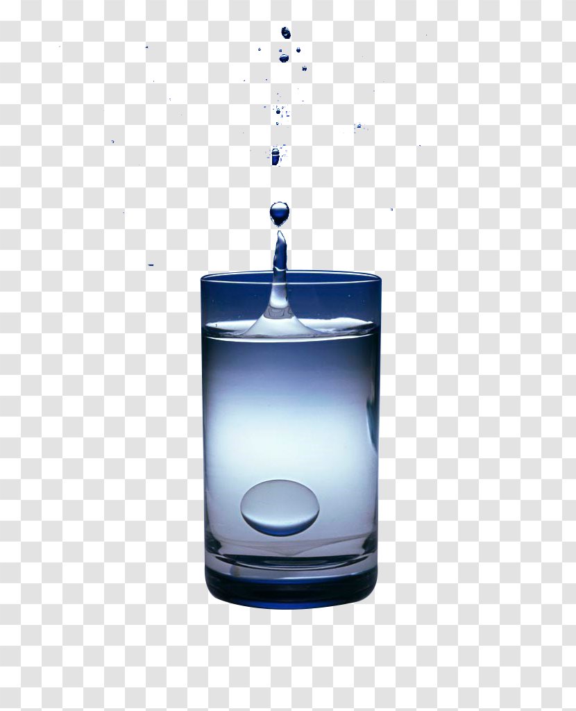 Water Bubble Glass Liquid - Blue Transparent PNG