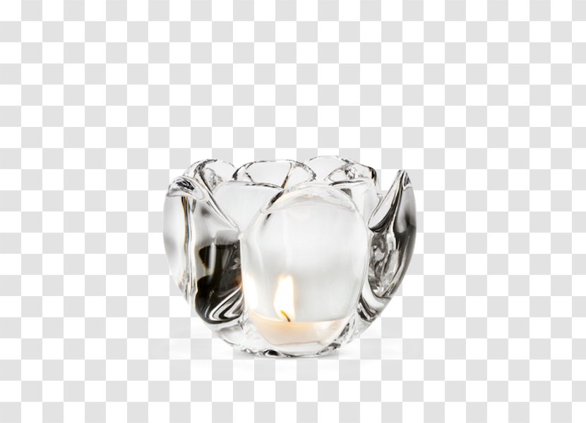 Tealight Holmegaard Lotus Cars Candlestick - Vase - Light Transparent PNG