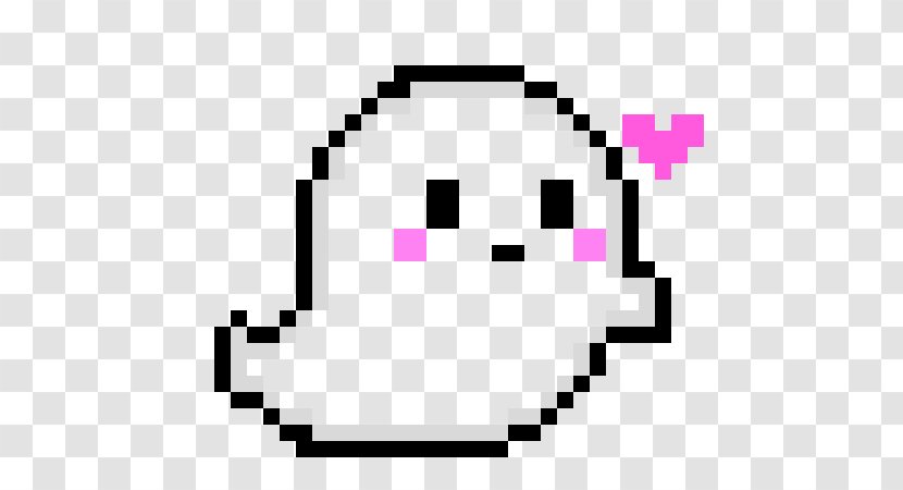 Pixel Art Bead Halloween Pattern - Ghost - Cute Transparent PNG