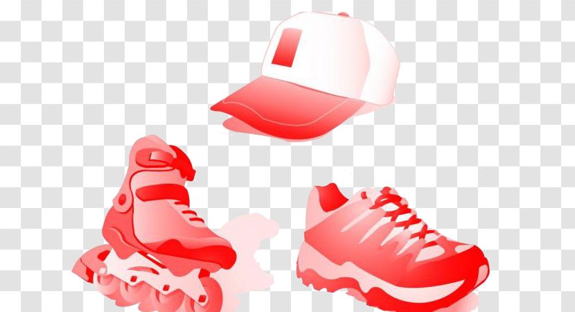 Sneakers Shoe Nike Roller Skating - Outdoor - Hats And Skate Transparent PNG