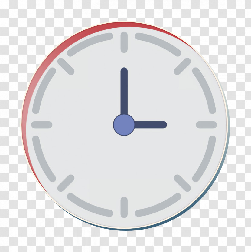 Clock Icon Office Elements Icon Transparent PNG
