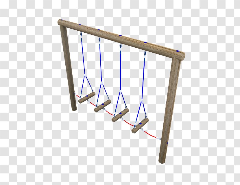 Rope Simple Suspension Bridge Playground Fitness Trail /m/083vt - Parallel Bars - Equipment Transparent PNG