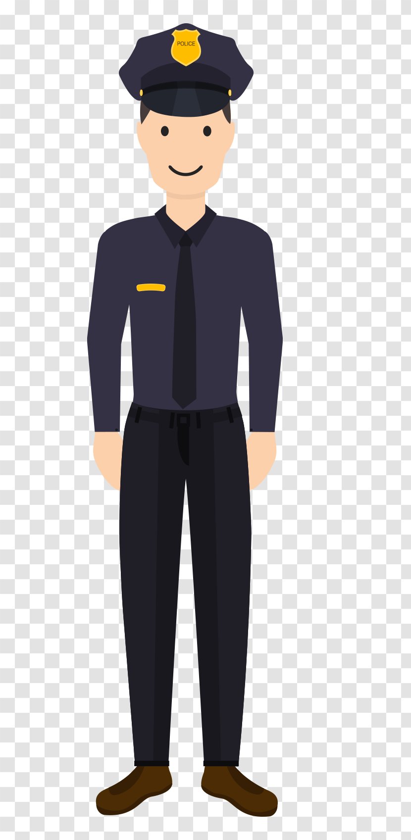 Security Guard Police Officer - Vector Male Transparent PNG