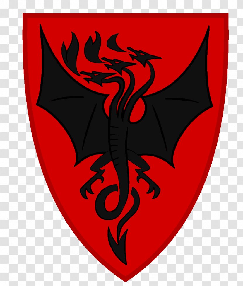 Sigil Dragon Art Clip - Song Of Ice And Fire - Symbol Transparent PNG