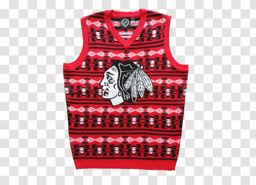 Chicago Blackhawks National Hockey League Amazon.com T-shirt Sweater - Clothing Sizes - Ugly Transparent PNG