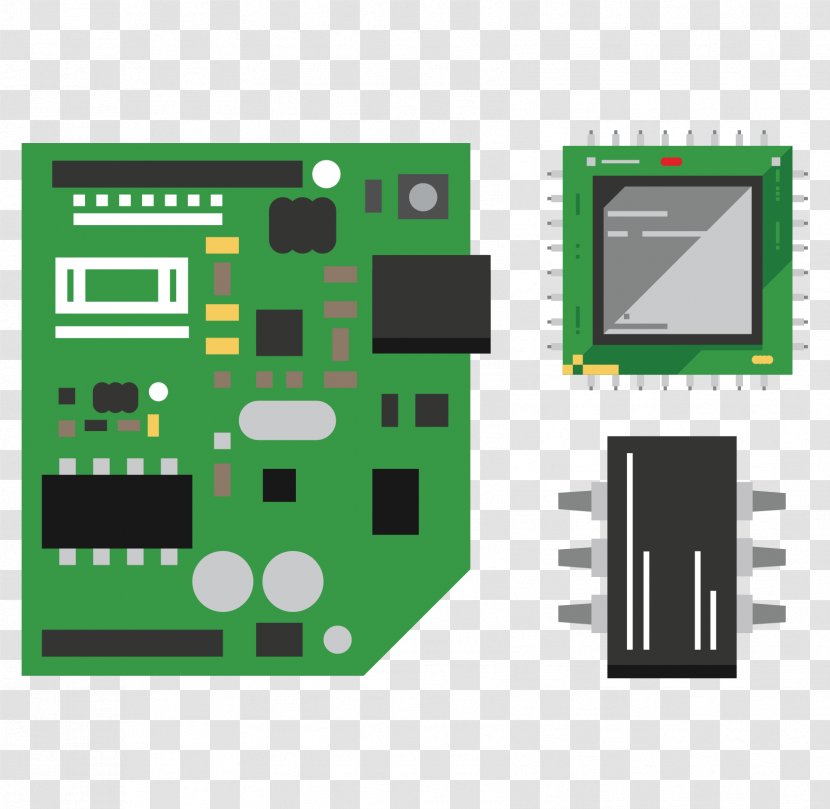 Electronics Integrated Circuits & Chips Vector Graphics Computer - Artworks - Sa Nam Luang Transparent PNG