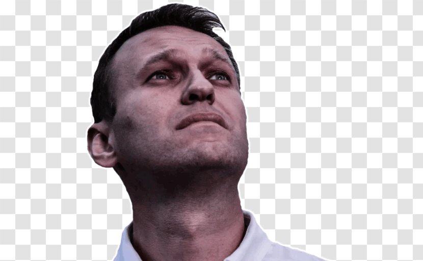 Alexei Navalny Chin Telegram Cheek Jaw - Nose Transparent PNG