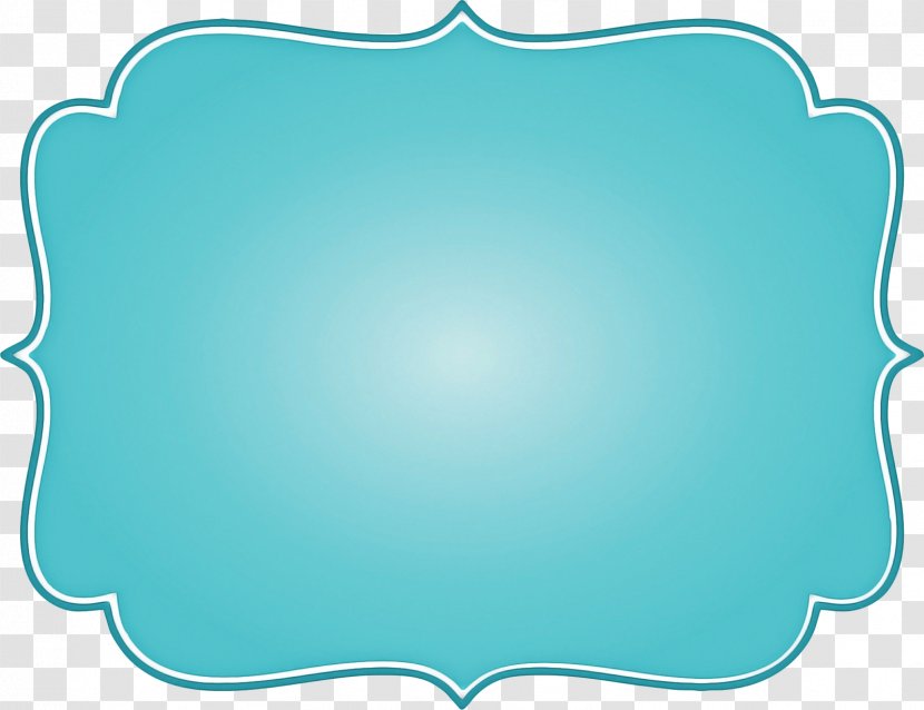 Poster Template - Borders And Frames - Material Property Teal Transparent PNG