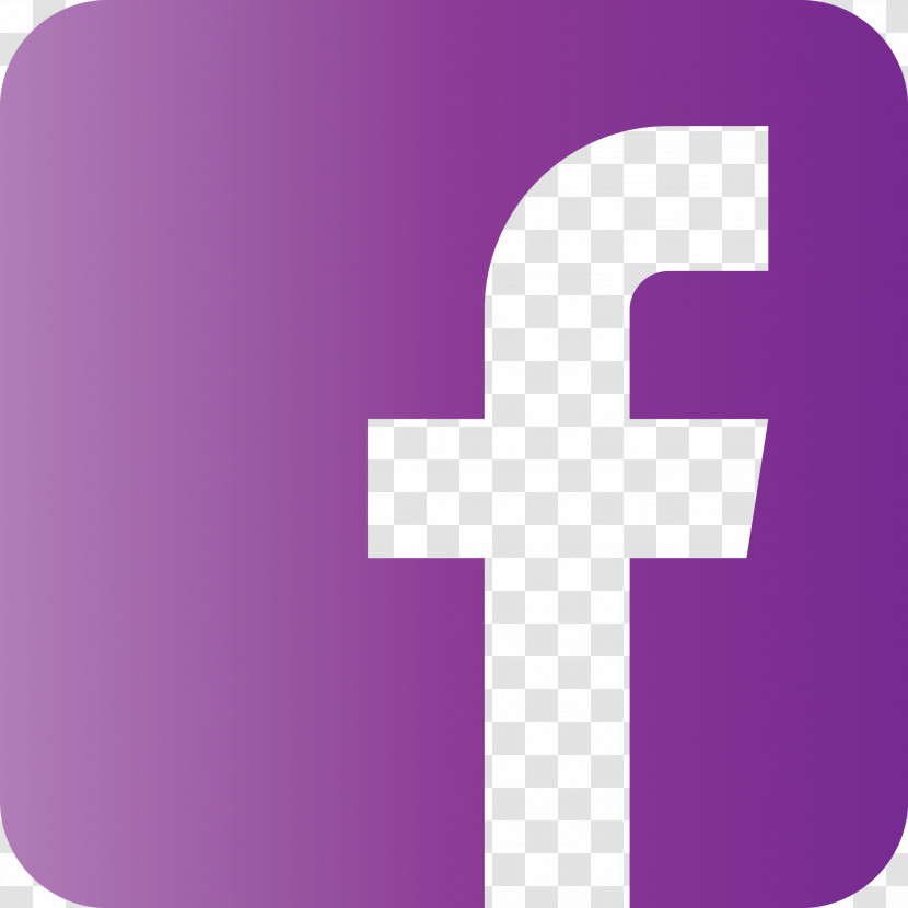 Facebook Purple Logo Transparent PNG