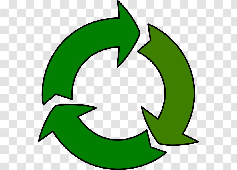 Recycling Symbol Bin Reuse Rubbish Bins & Waste Paper Baskets - 360 Degrees Transparent PNG