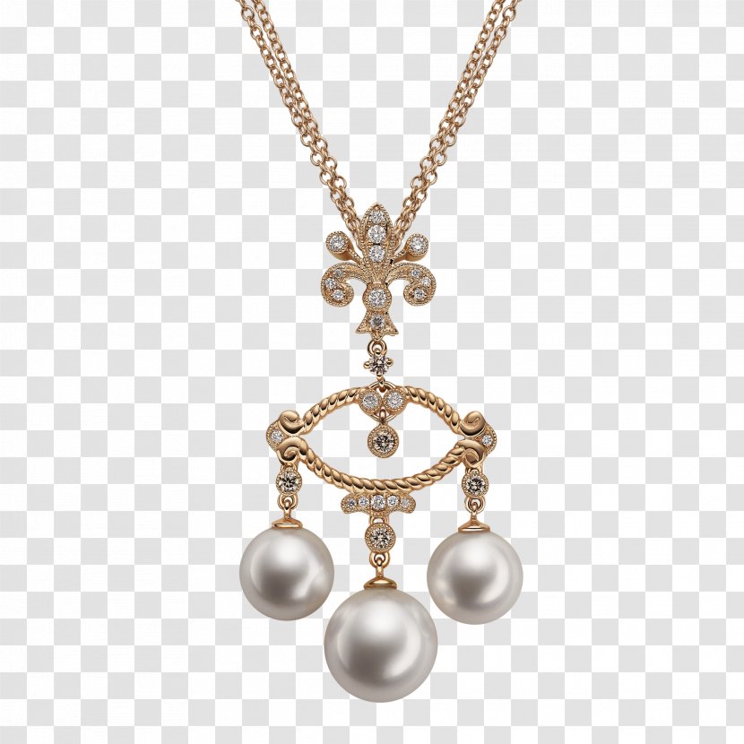 Pearl Locket Necklace Jewellery - Pendant - Checklists Graphic Transparent PNG
